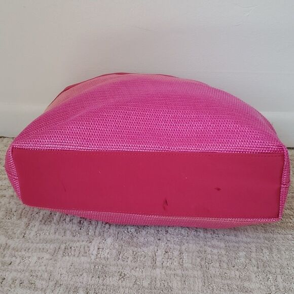 Escada | Tropical Punch Woven Beach Tote - Picture 5 of 7